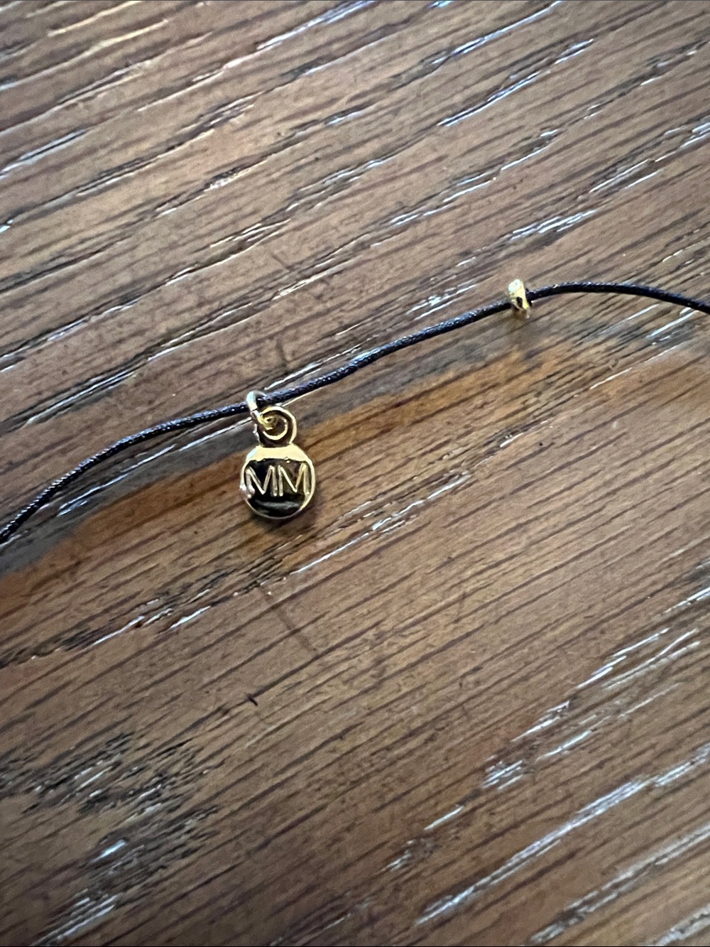 Mayamar Gold Bean Adjustable Necklace with Jewelry Care Kit - Picture 2 of 7
